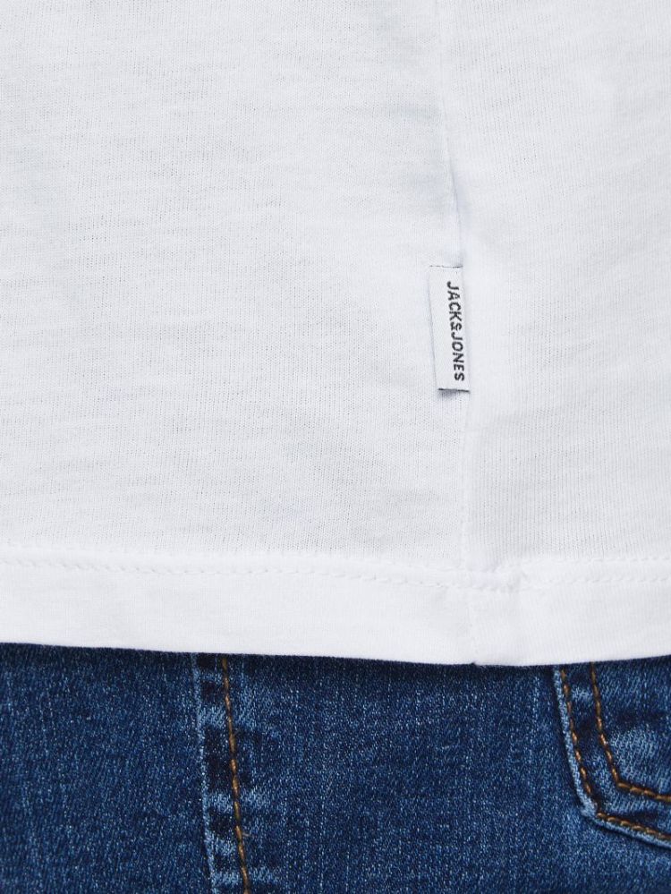 JJEORGANIC BASIC TEE SS O-NECK 178074001 White