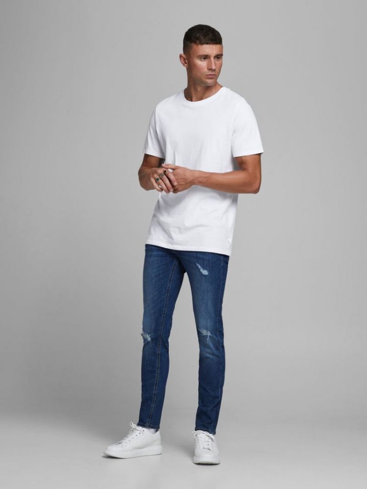 JJEORGANIC BASIC TEE SS O-NECK 178074001 White