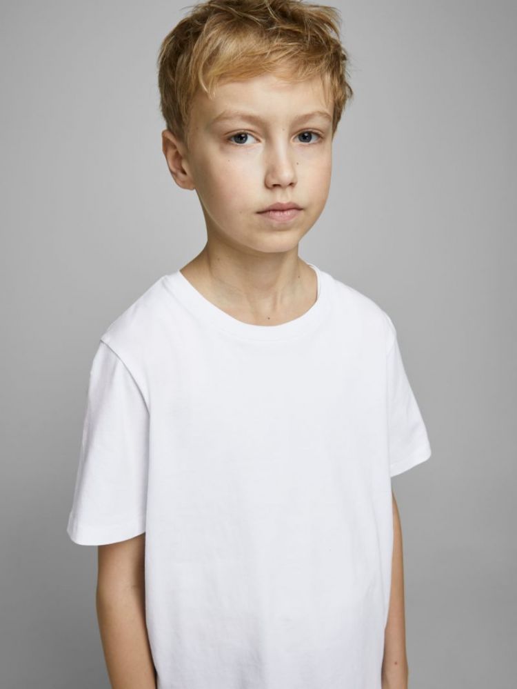JJEORGANIC BASIC TEE SS O-NECK 178074 White