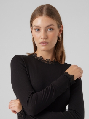 VMROSA LS HIGHNECK TOP JRS NOO 177868 Black