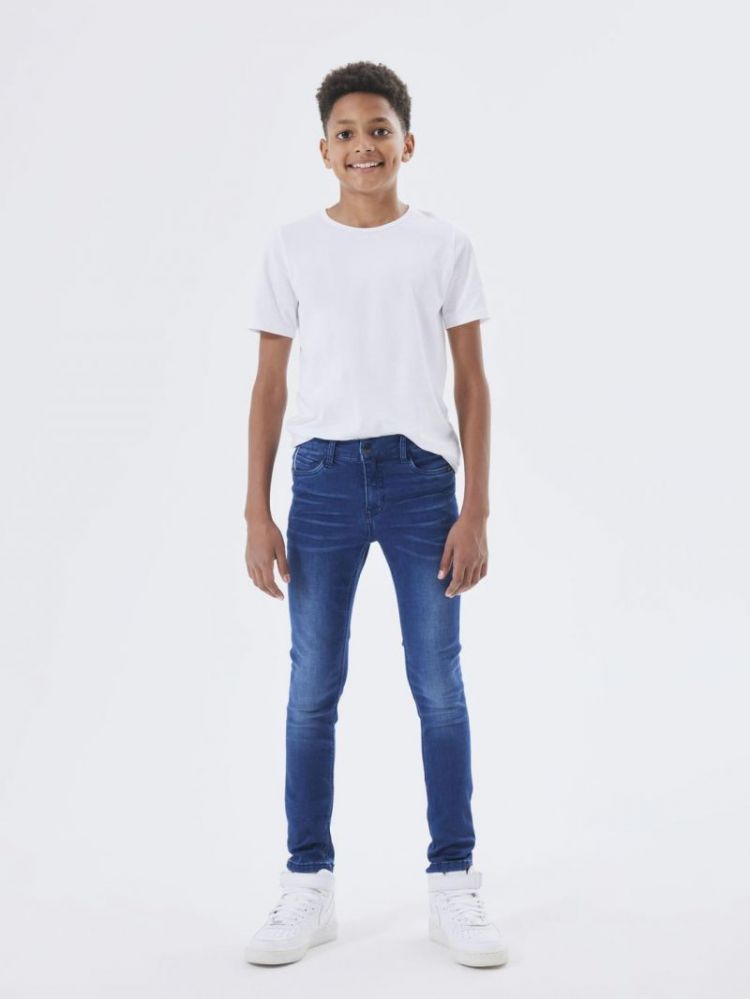NKMTHEO XSLIM JEANS 1507-CL NO 180693 Dark Blu