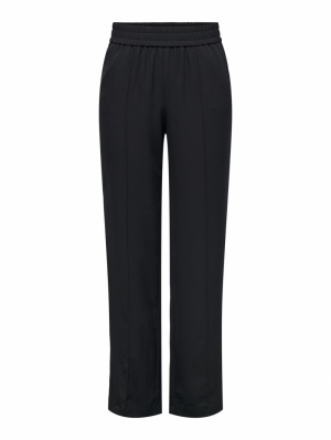 ONLLUCY-LAURA MW WIDE PIN PANT 177911 Black