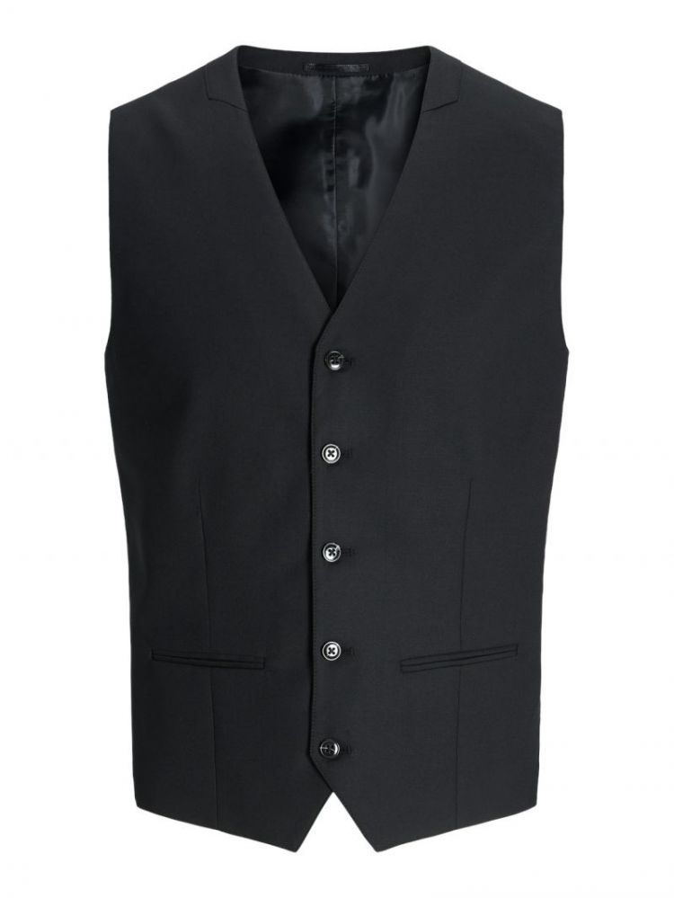 JPRSOLARIS WAISTCOAT NOOS 178012 Black