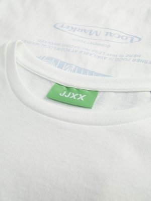 JXJOSEPHINE LOOSE SS TEE JRS 177632002 Blanc