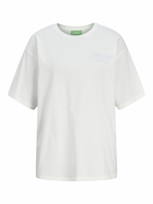 JXJOSEPHINE LOOSE SS TEE JRS 177632002 Blanc