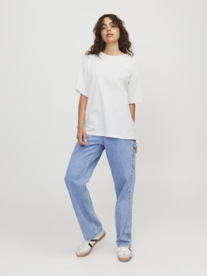 JXJOSEPHINE LOOSE SS TEE JRS 177632002 Blanc