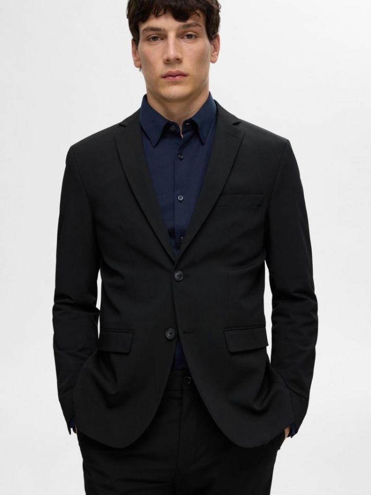 SLHSLIM-JERSEY SHIRT LS NOOS 186839 Sky Capt