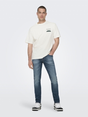 ONSRYLAN LIFE RLX SS TEE VD 193799 Cloud Da