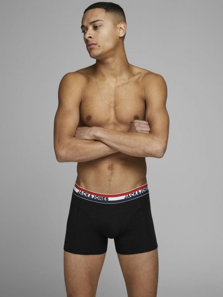 JACWAISTBAND STRIB TRUNKS 3 PA 178012001 Black
