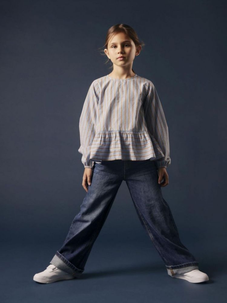 NKFROSE WIDE JEANS 5529-BE NOO 180693 Dark Blu