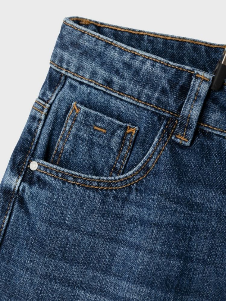 NKFROSE WIDE JEANS 5529-BE NOO 180693 Dark Blu