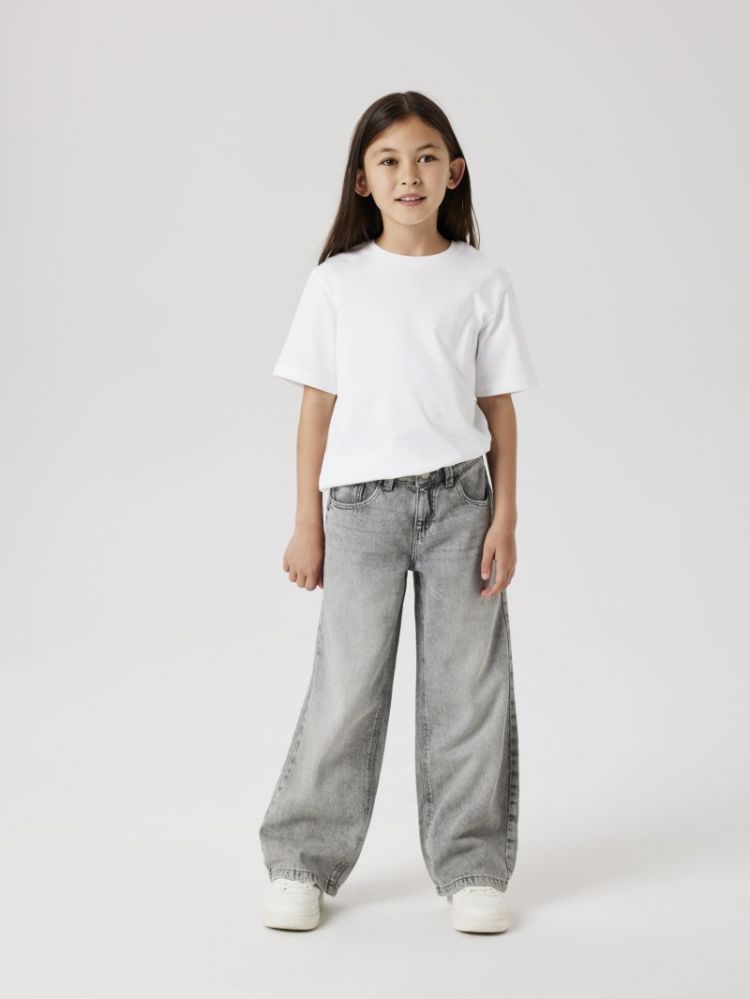 NKFROSE WIDE JEANS 5529-BE NOO 180697 Light Gr