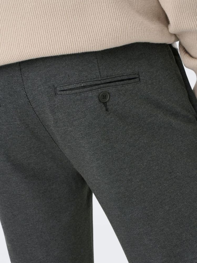 ONSMARK SLIM HERRINGBONE 2911 187679 Black