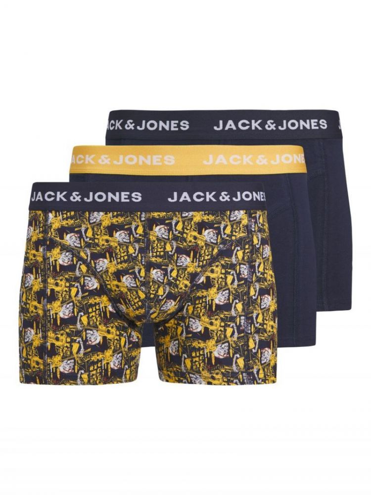 JACSKULLROCK TRUNKS 3 PACK 175876001 Navy