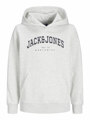 JJECALEB VARSITY SWEAT HOOD NO 200349001 White