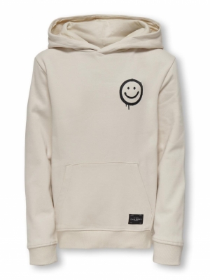 KOBPARKER SMILEY HOOD SWT 196844001 White