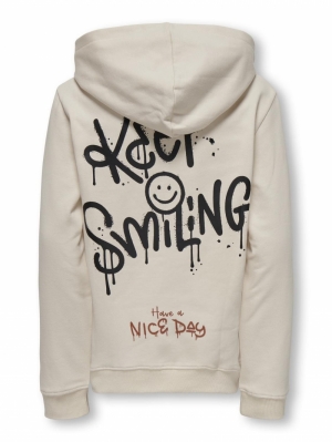 KOBPARKER SMILEY HOOD SWT 196844001 White