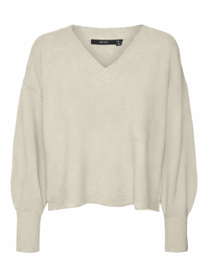 VMJUPITER LS V-NECK PULLOVER B 222913 Birch