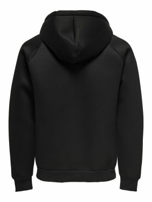 ONSBOBBEY SCUBA FULL ZIP HOODI 187679 Black