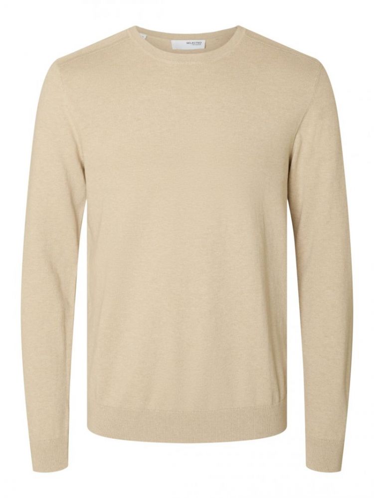 SLHBERG CREW NECK NOOS 184679001 Oatme