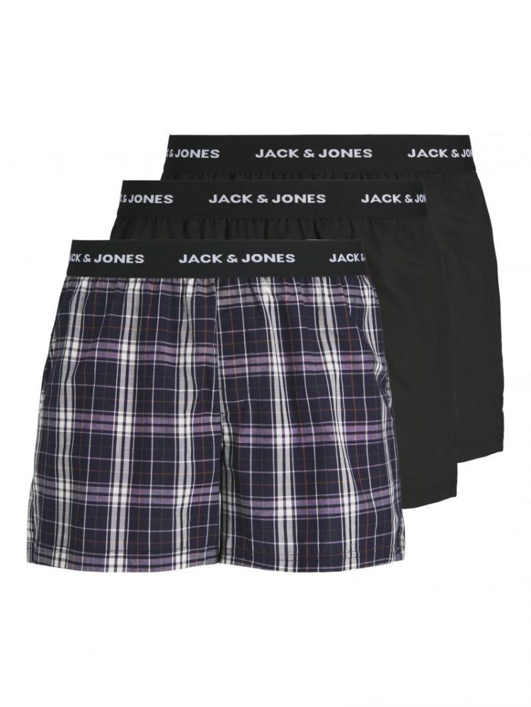 JACANTON WOVEN BOXERS 3 PACK 178012001 Black