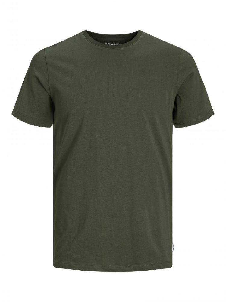 JJEORGANIC BASIC TEE SS O-NECK 176065001 Olive