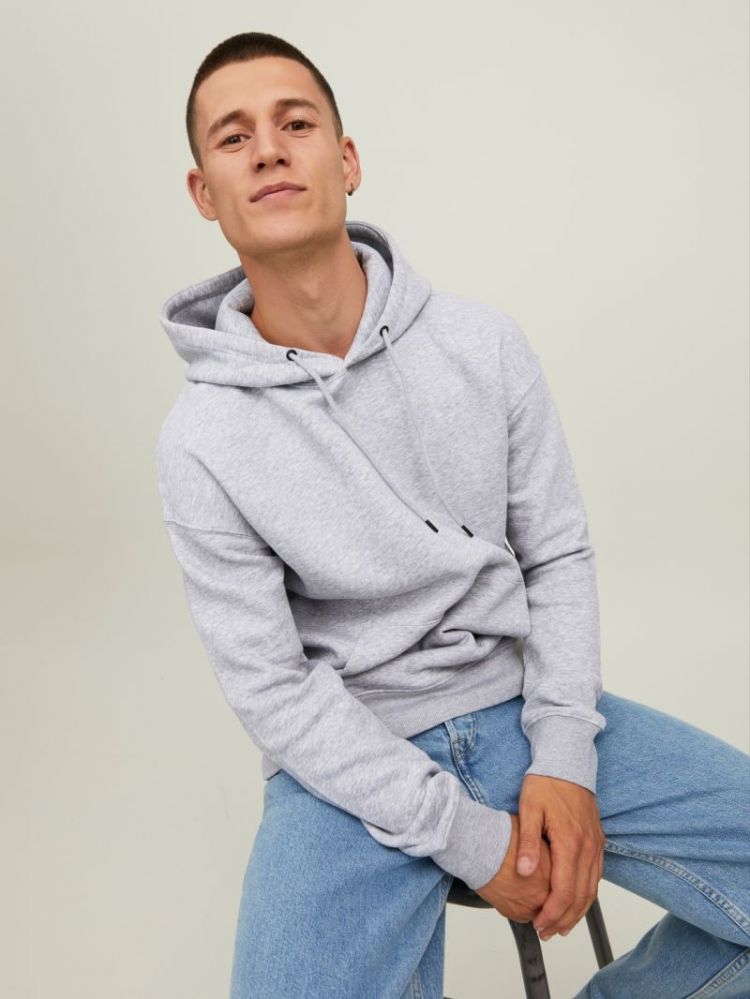 JJESTAR BASIC SWEAT HOOD NOOS 179085 Light Gr