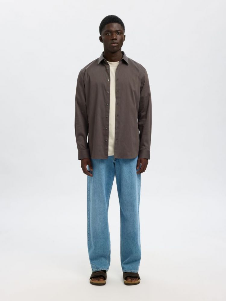 SLHSLIM-PERFORMANCE SHIRT LS N 202890007 Morel