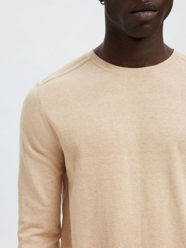 SLHBERG CREW NECK NOOS 184679001 Oatme