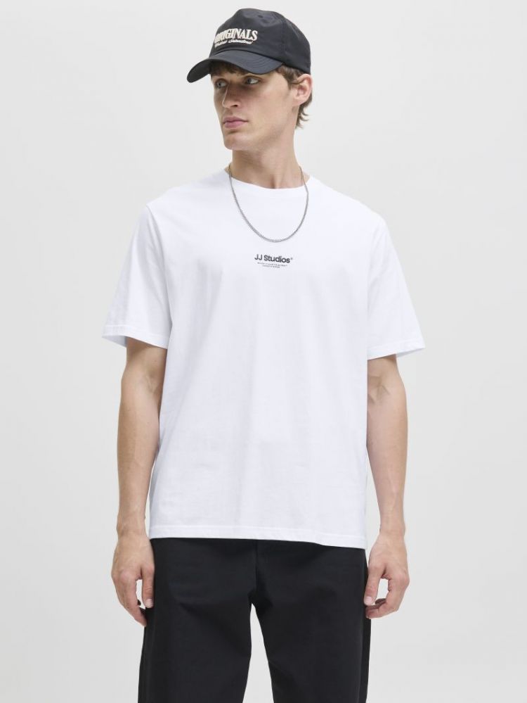JJESOHO TEE SS CREW NECK NOOS 178074 White