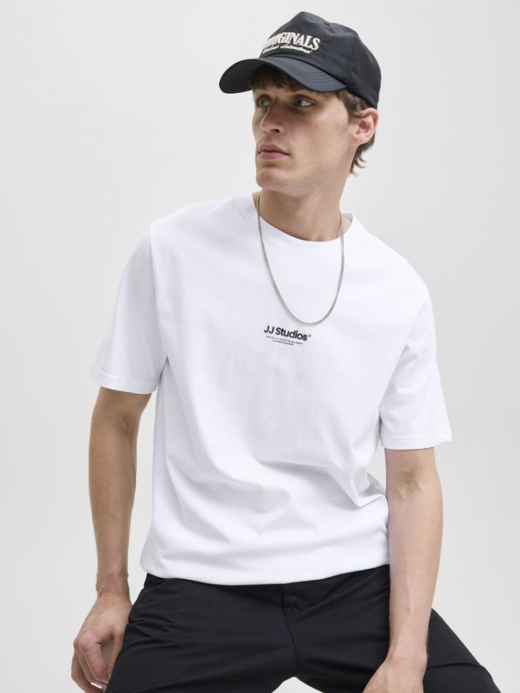 JJESOHO TEE SS CREW NECK NOOS 178074 White