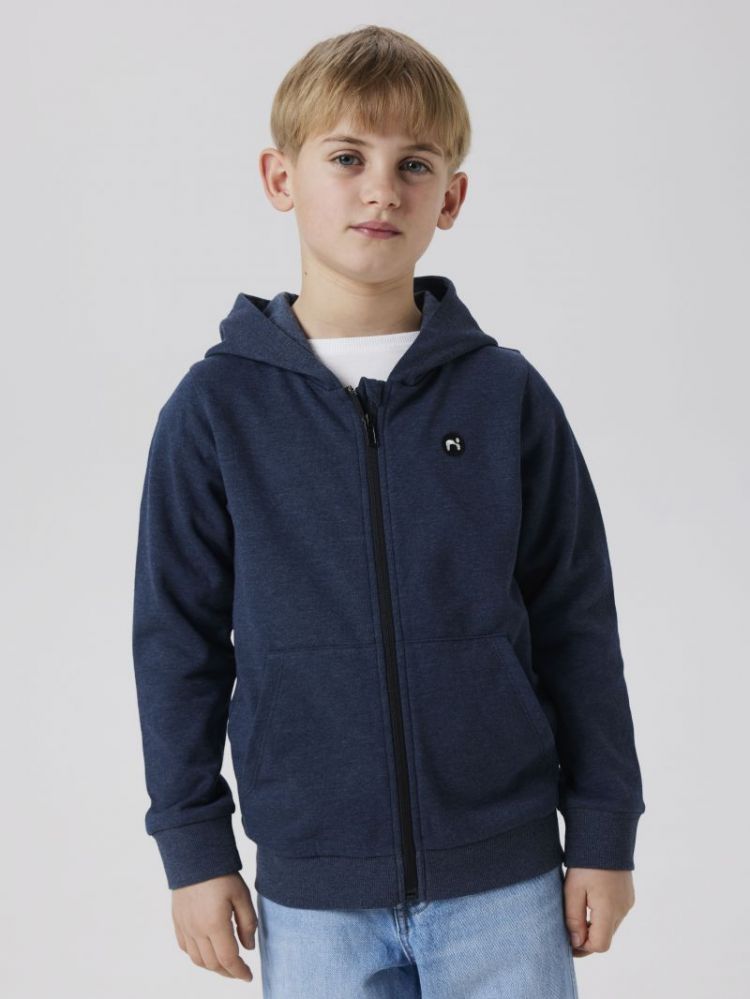 NKMVIMO LS SWEAT CARD BRU NOOS 216654 Dark Sap