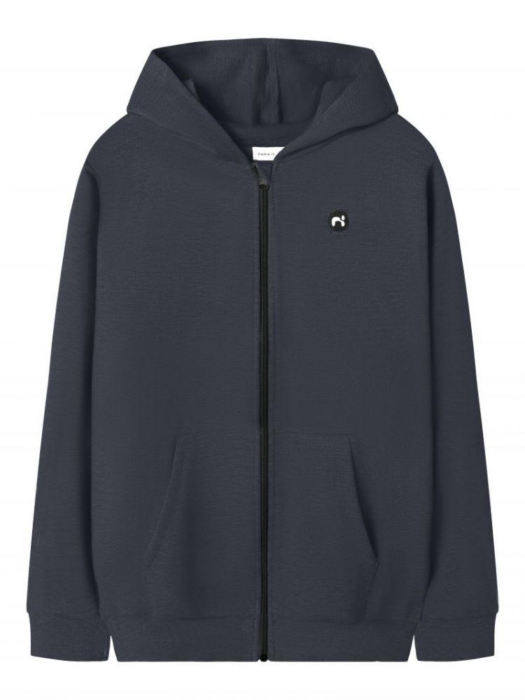 NKMVIMO LS SWEAT CARD BRU NOOS 216654 Dark Sap