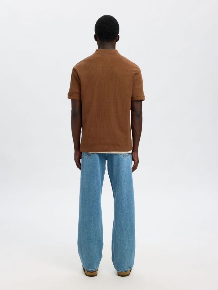 SLHLEVI SS POLO 302605 Soft Sil