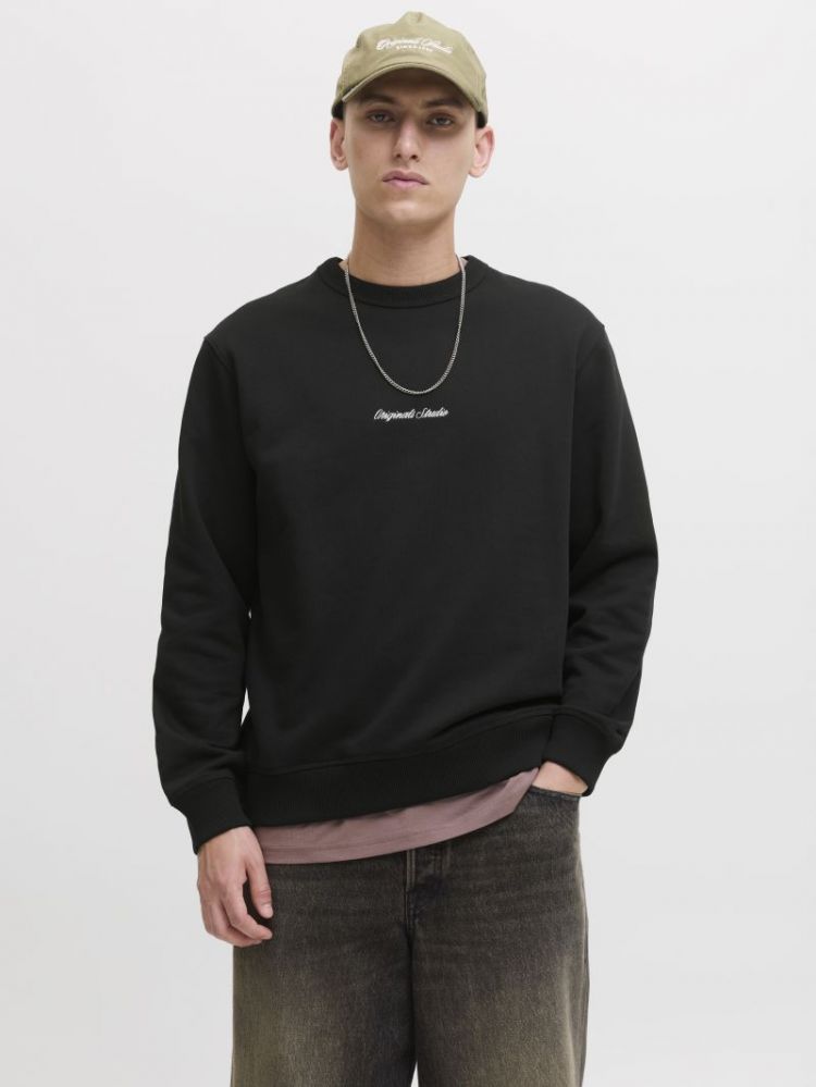 JORNORREBRO EMB SWEAT CREW NOO 178012 Black