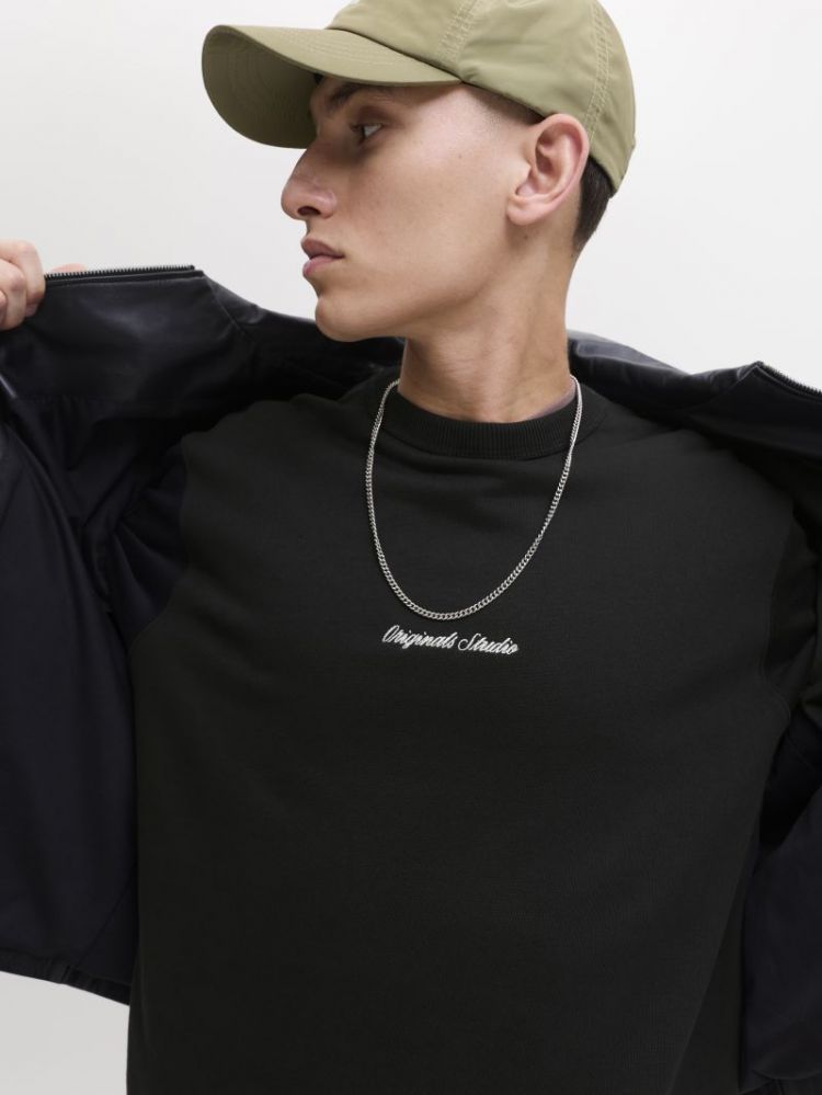 JORNORREBRO EMB SWEAT CREW NOO 178012 Black
