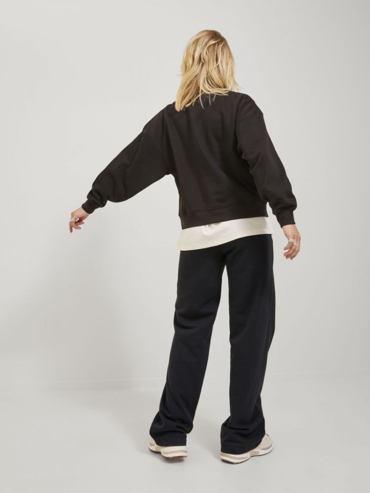 JXALLY REG WIDE HW PANTS SWT N 178012 Black