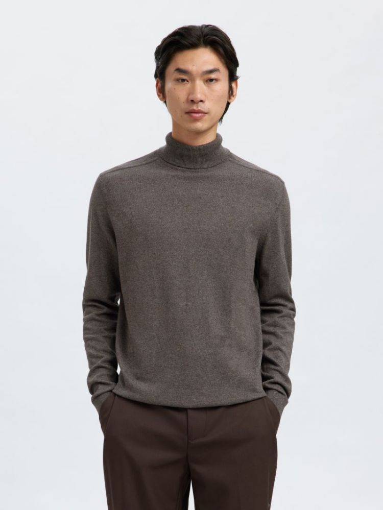 SLHBERG ROLL NECK NOOS 202890015 Morel