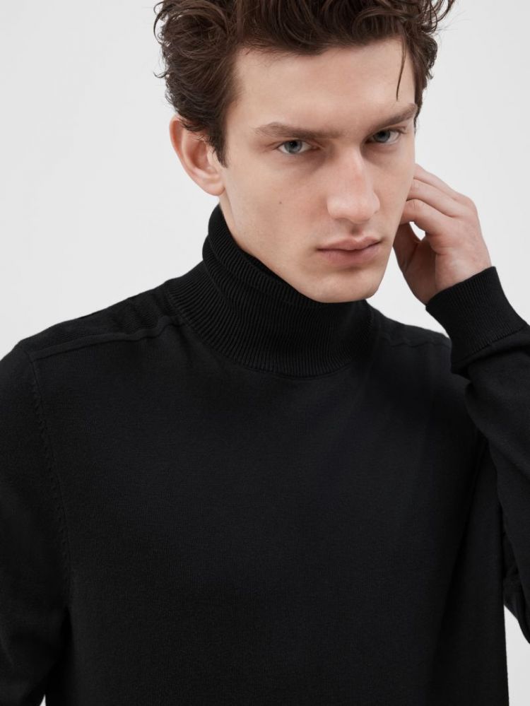 SLHBERG ROLL NECK NOOS 179099 Black