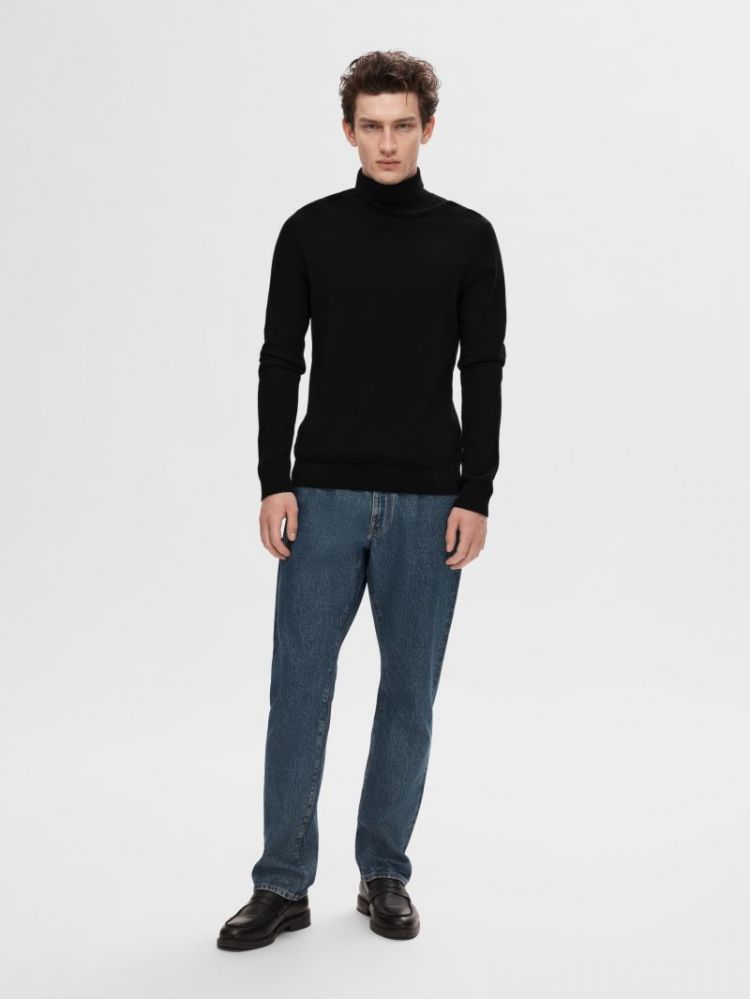 SLHBERG ROLL NECK NOOS 179099 Black