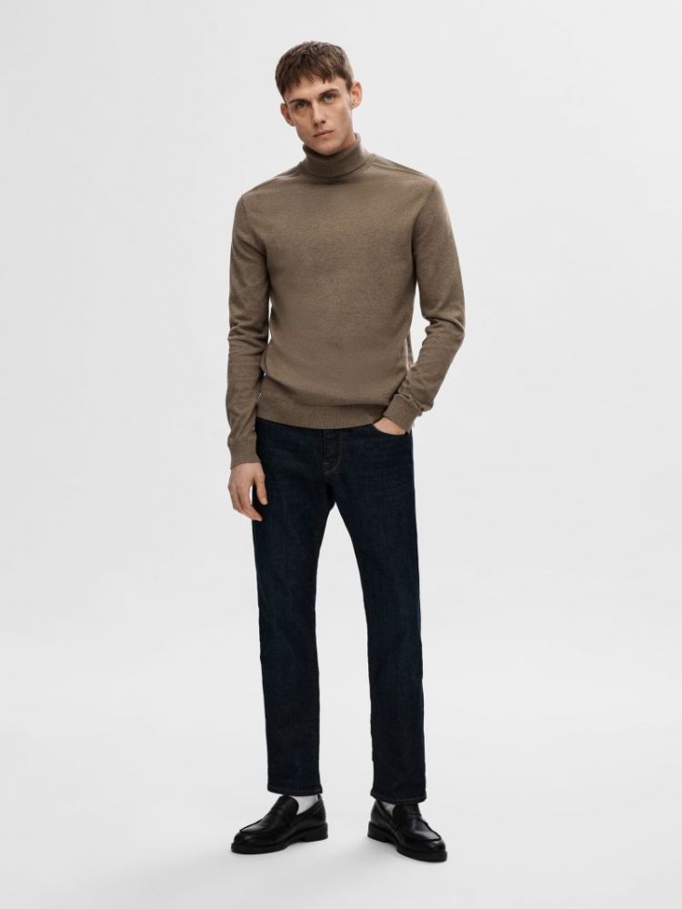 SLHBERG ROLL NECK NOOS 182711001 Teak/