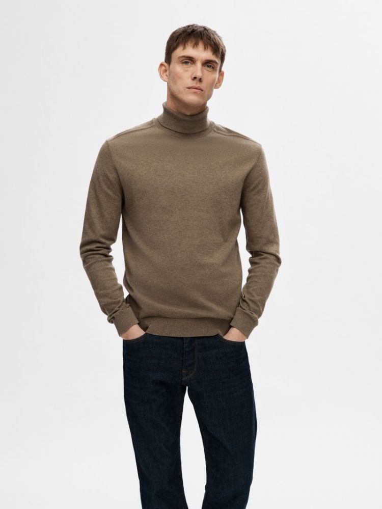 SLHBERG ROLL NECK NOOS 182711001 Teak/