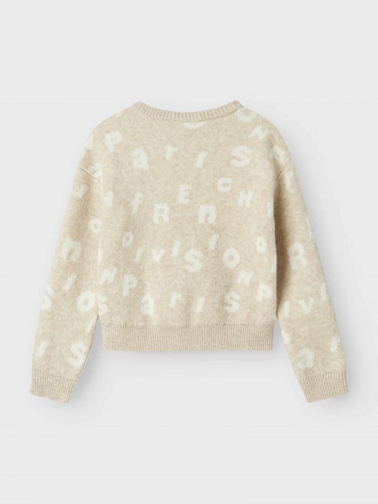 NKFOLINE LS KNIT BF 213310 Sandshel