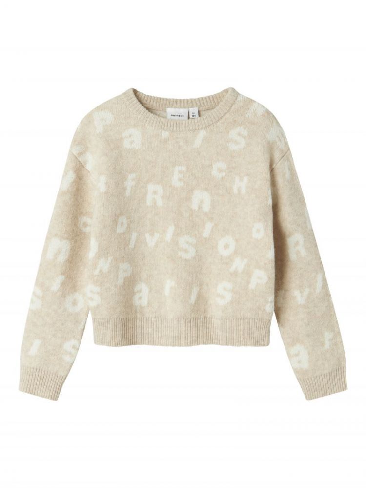 NKFOLINE LS KNIT BF 213310 Sandshel