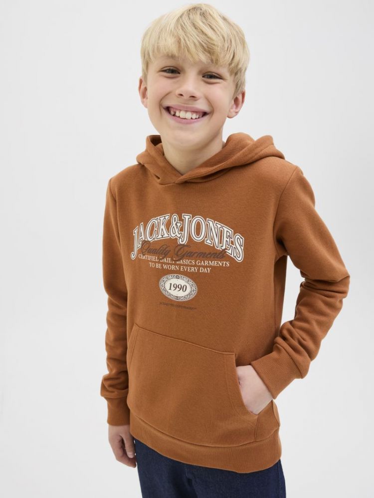 JJARI BRANDING SWEAT HOOD JNR 242504 Argan Oi