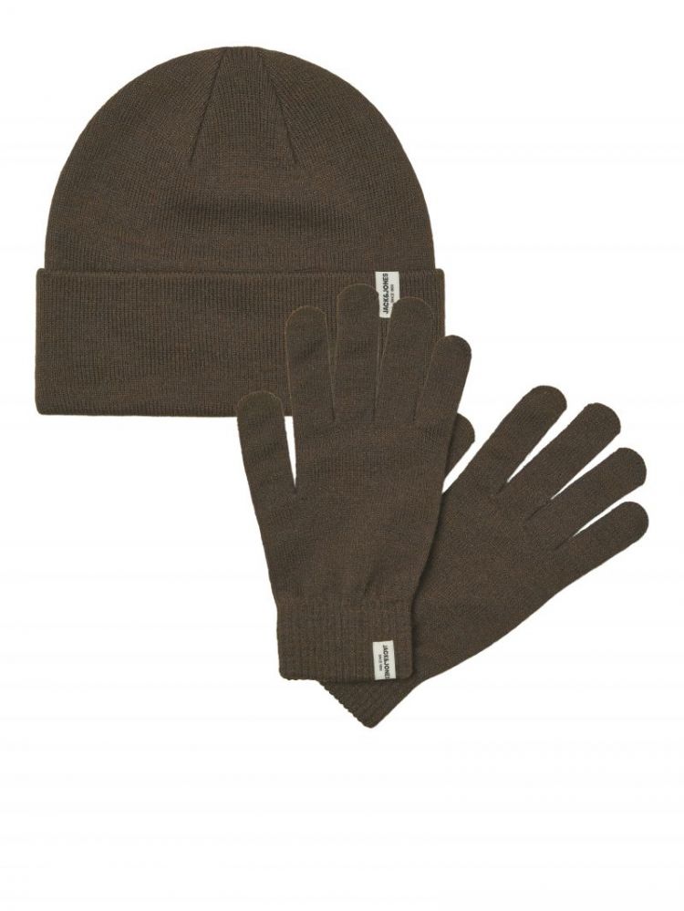 JACCOOPER BEANIE AND GLOVES GI 176162 Chocolat