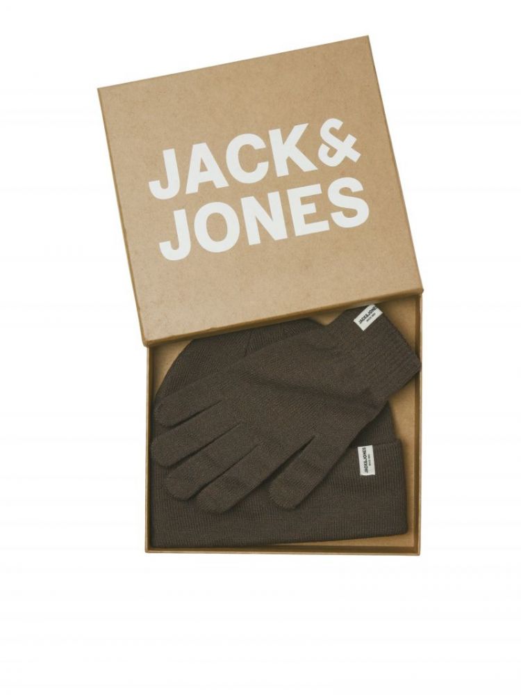 JACCOOPER BEANIE AND GLOVES GI 176162 Chocolat