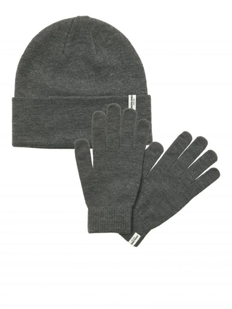 JACCOOPER BEANIE AND GLOVES GI 179084 Dark Gre