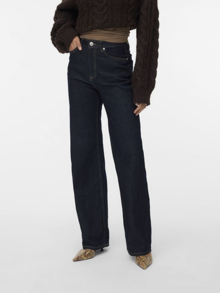 VMTESSA HR WIDE JEANS RA369 GA 178006001 Dark