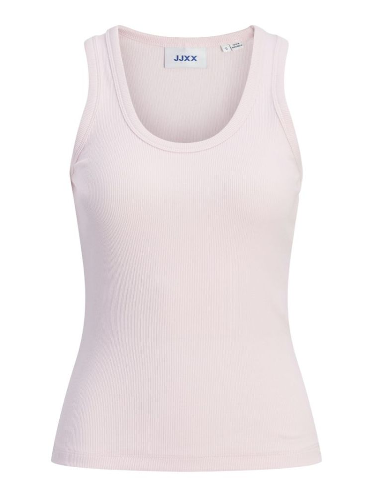 JXFRIDA SL U-NECK TOP JRS NOOS 281395 Pink-A-B